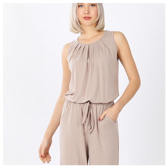 Stay Home Ultra Comfort Lounge Jumpsuit - Picture 2 of 12